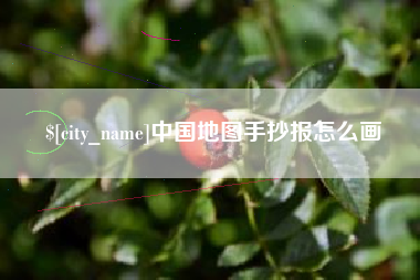 荣成中国地图手抄报怎么画