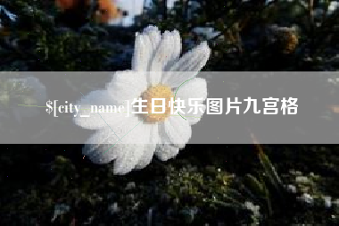 荣成生日快乐图片九宫格