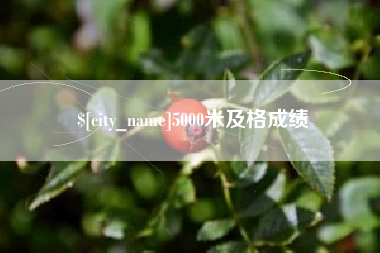 荣成5000米及格成绩