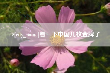 荣成看一下中国几枚金牌了