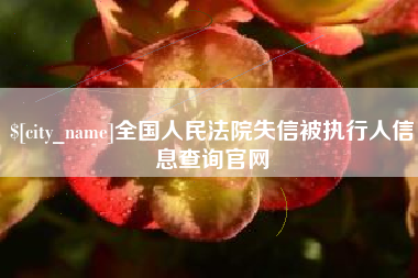 荣成全国人民法院失信被执行人信息查询官网