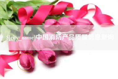 荣成中国消防产品质量信息查询