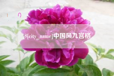 荣成中国风九宫格