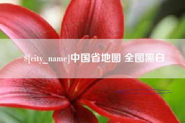 荣成中国省地图 全图黑白