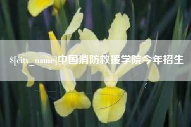荣成中国消防救援学院今年招生