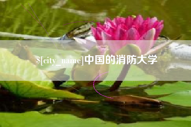 荣成中国的消防大学