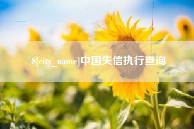荣成中国失信执行查询