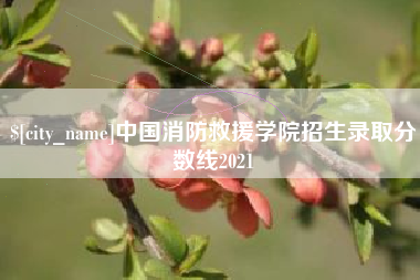 荣成中国消防救援学院招生录取分数线2021