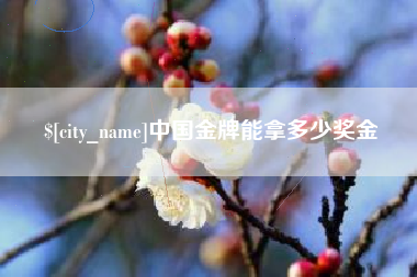 荣成中国金牌能拿多少奖金