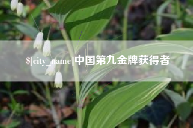 荣成中国第九金牌获得者