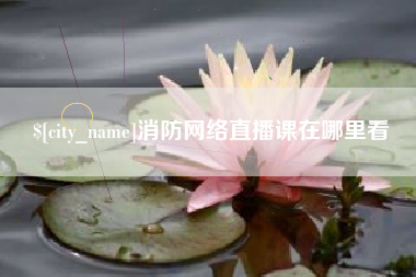 荣成消防网络直播课在哪里看