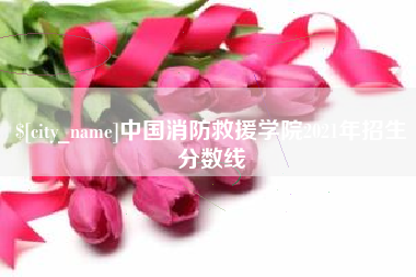 荣成中国消防救援学院2021年招生分数线
