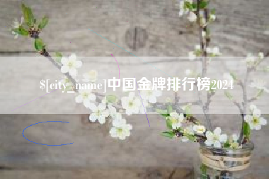 荣成中国金牌排行榜2024