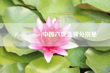 荣成中国六块金牌分别是