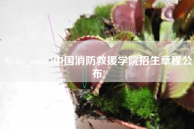 荣成中国消防救援学院招生章程公布!