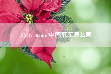 荣成中国冠军怎么画